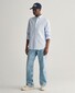 Gant Uni Color Pinpoint Oxford Button Down Overhemd Licht Blauw