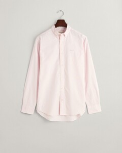 Gant Uni Color Pinpoint Oxford Button Down Overhemd Zacht Roze