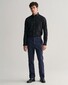 Gant Uni Color Pinpoint Oxford Button Down Overhemd Zwart