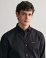 Gant Uni Color Pinpoint Oxford Button Down Overhemd Zwart