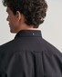 Gant Uni Color Pinpoint Oxford Button Down Overhemd Zwart