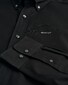 Gant Uni Color Pinpoint Oxford Button Down Overhemd Zwart