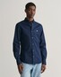 Gant Uni Color Slim Stretch Oxford Button-Down Overhemd Marine