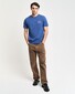 Gant Uni Color Small Brand Graphic Piqué T-Shirt Vintage Blue