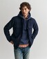 Gant Uni Color Wool Blend Double Chest Pocket Overshirt Avond Blauw