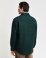 Gant Uni Color Wool Blend Double Chest Pocket Overshirt Tartan Green