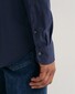 Gant Uni Jersey Piqué Button Down Overhemd Marine