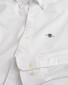 Gant Uni Jersey Piqué Button Down Overhemd Wit