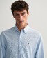 Gant Uni Jersey Pique Button Down Shirt Capri Blue