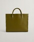 Gant Uni Logo Leather Bag Warm Surplus Green