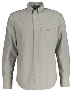 Gant Uni Oxford Button Down Overhemd Mosgroen