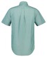 Gant Uni Oxford Button Down Short Sleeve Overhemd Diep Groen