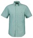 Gant Uni Oxford Button Down Short Sleeve Overhemd Diep Groen