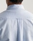 Gant Uni Oxford Button Down Short Sleeve Overhemd Licht Blauw
