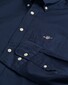 Gant Uni Poplin Button Down Overhemd Marine