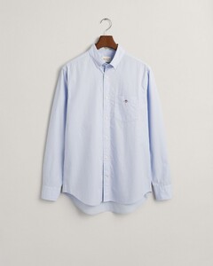 Gant Uni Poplin Button Down Shirt Light Blue