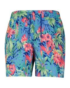 Gant Vibrant Floral Pattern Swim Short Deep Cobalt