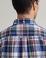 Gant Washed Check Button Down Shirt College Blue