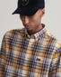 Gant Washed Check Button Down Shirt Medallion Yellow