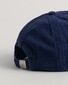 Gant Washed Corduroy Logo Embroidery Cap Rich Navy