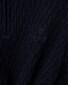 Gant Wheat Texture Uni Half Zip Pullover Evening Blue