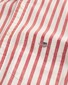 Gant Wide Poplin Stripe Shield Logo Embroidery Overhemd Ruby Red