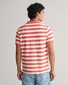Gant Wide Striped Piqué Polo Sunset Pink