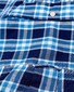 Gant Windblown Oxford Check Overhemd Lagoon Blue