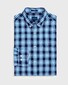 Gant Windblown Oxford Check Shirt Lagoon Blue
