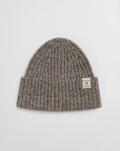 Gant Wool Blend Mouliné Cap / Beanie Brown Melange