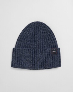 Gant Wool Blend Mouliné Cap / Beanie Dark Navy Melange