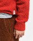 Gant Wool Bouclé Crew Neck Trui Iron Red