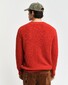 Gant Wool Bouclé Crew Neck Trui Iron Red