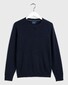 Gant Wool Cashmere Pullover Evening Blue
