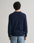 Gant Wool Neps Crew Neck Lambswol Mix Pullover Evening Blue