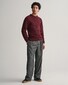 Gant Wool Neps Crew Neck Lambswol Mix Pullover Plumped Red