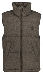 Gant Wool Padded Vest Body-Warmer Warm Khaki