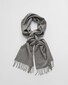 Gant Wool Scarf Sjaal Dark Grey Melange