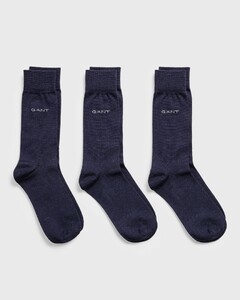 Gant Wool Socks 3Pack Sokken Marine