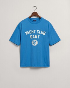 Gant Yacht Club Shirt T-Shirt Day Blue