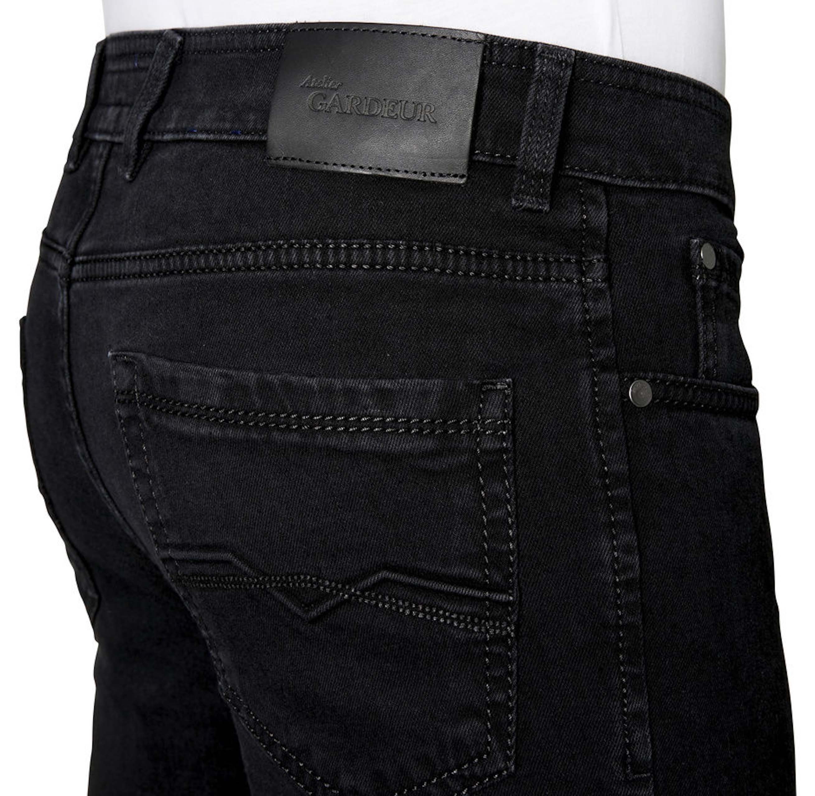 Gardeur BATU-2 Modern-Fit 5-Pocket Jeans Black | Jan Rozing Men's Fashion