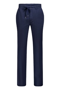 Gardeur Baxter-2 Linen Tencel Drawstring Pants Dark Marine