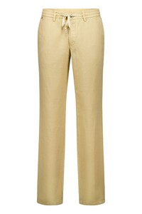 Gardeur Baxter-2 Uni Linen Lyocell Tencel Drawstring Pants Sand