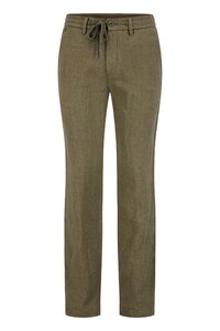 Gardeur Baxter Linen Uni Drawstring Pants Olive