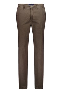 Gardeur Benito 3D Two Tone Pattern Comfort Stretch Pants Slate Grey-Brown