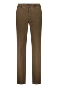 Gardeur Benito Iconic Khakis Comfort Stretch Subtle Wash-Out Effects Broek Bruin
