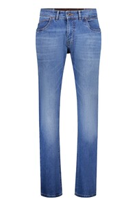 Gardeur Bennet Authentic Used Effects Black Rivet Comfort Stretch Jeans Light Stone Blue Used