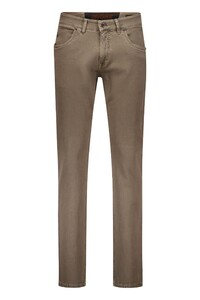 Gardeur Bennet Fine Texture Handcrafted Treatments Comfort Stretch Broek Bruin