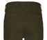 Gardeur Benny-3 Cashmere Cotton Flat-Front Pants Olive