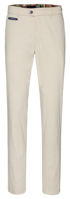 Gardeur Benny-3 Contrasted Pima Cotton Flex Pants Beige